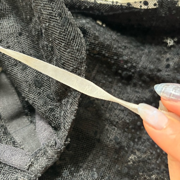 Are You Am I velvet dotted tulle dress - Picture 4 of 6